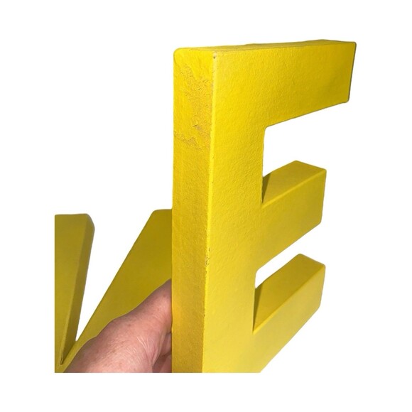 First Birthday Letter Sign Freestanding Decor One Table Prop Party - Picture 9 of 12